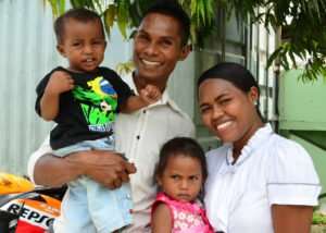 Happy Family in Timor-Leste